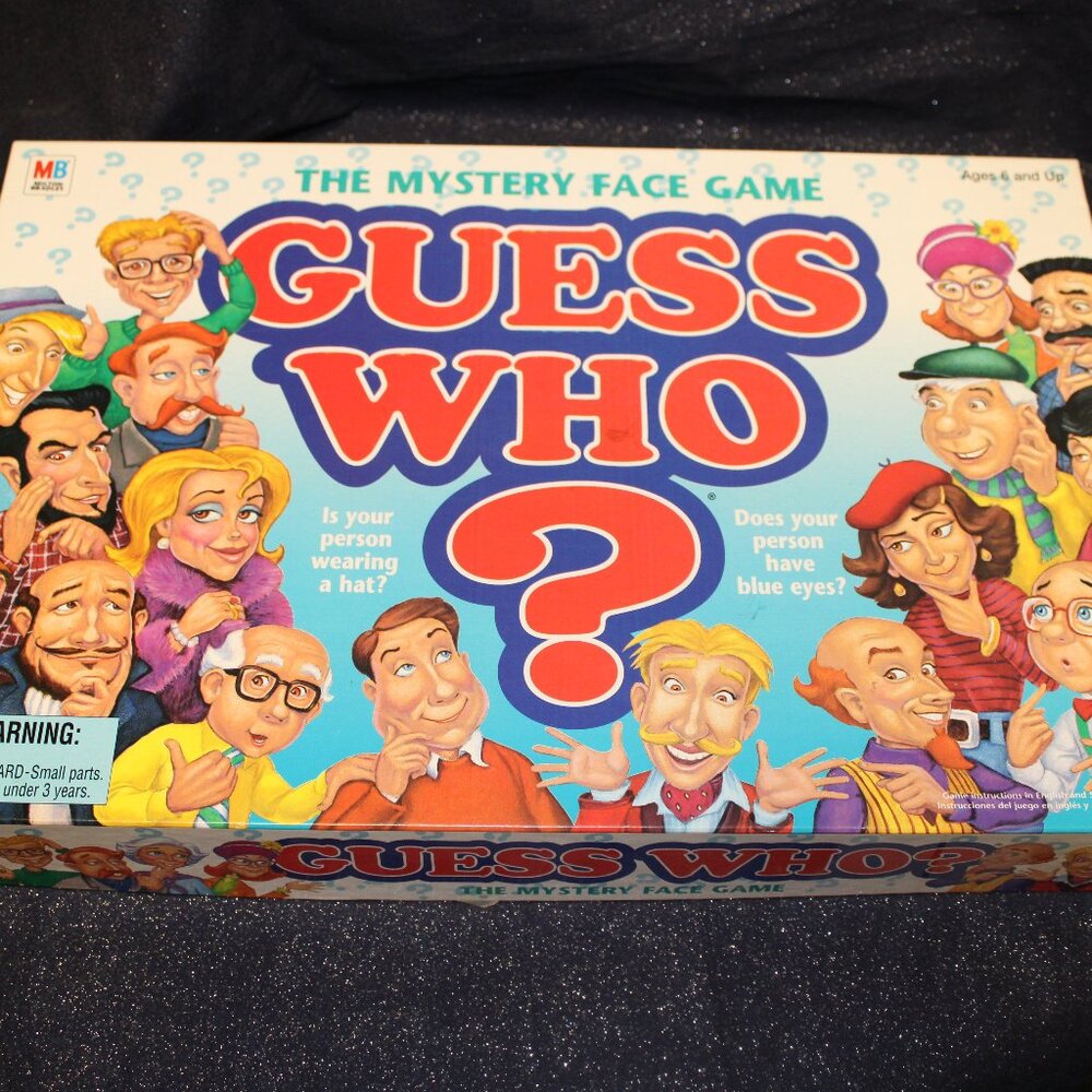 The Guess Who Mystery Face Board Game-1998